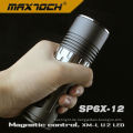 Maxtoch SP6X-12 Aircraft-Grade Cree U2 AA magnetische Kontrolle Taschenlampe